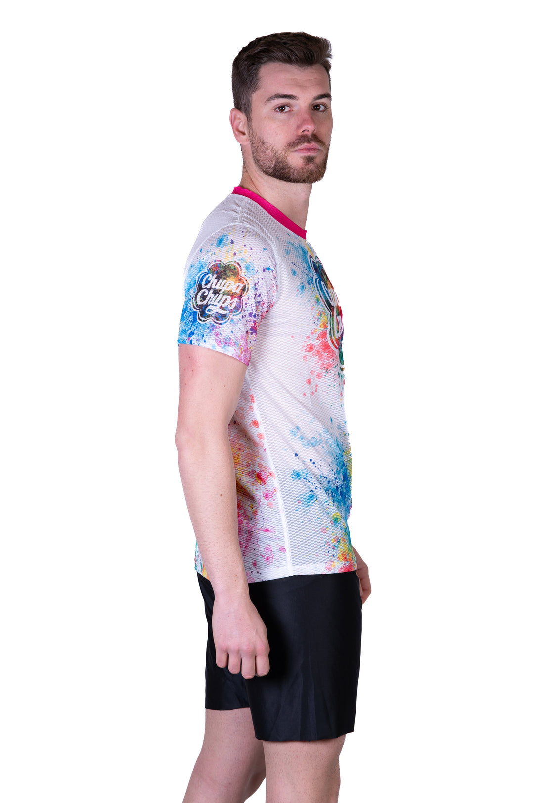 OTSO Chupa Chups Men's Paint Short Sleeve T-Shirt (チュッパチャプス メンズ・ペイント半袖Tシャツ)