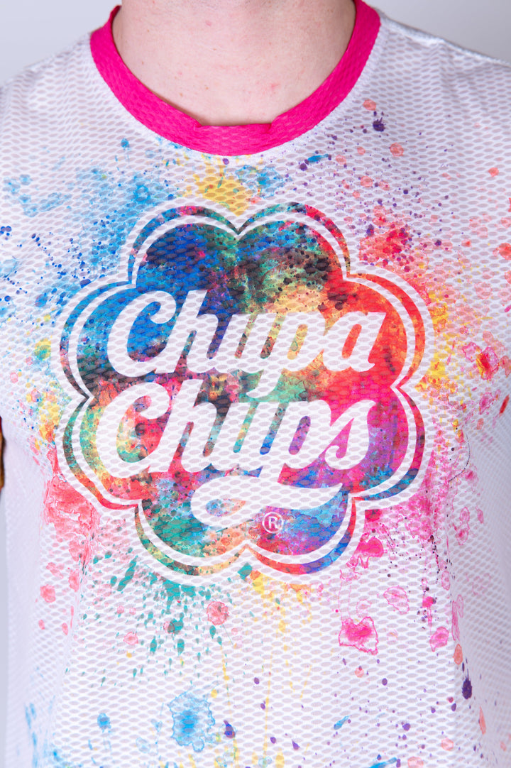 OTSO Chupa Chups Men's Paint Short Sleeve T-Shirt (チュッパチャプス メンズ・ペイント半袖Tシャツ)