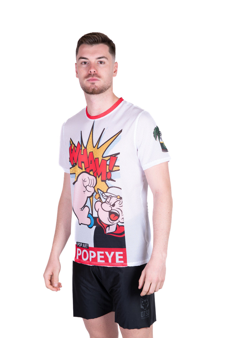 OTSO Men’s Short Sleeve  Popeye Pop Art (メンズ半袖Tシャツ ポパイ ポップアート)