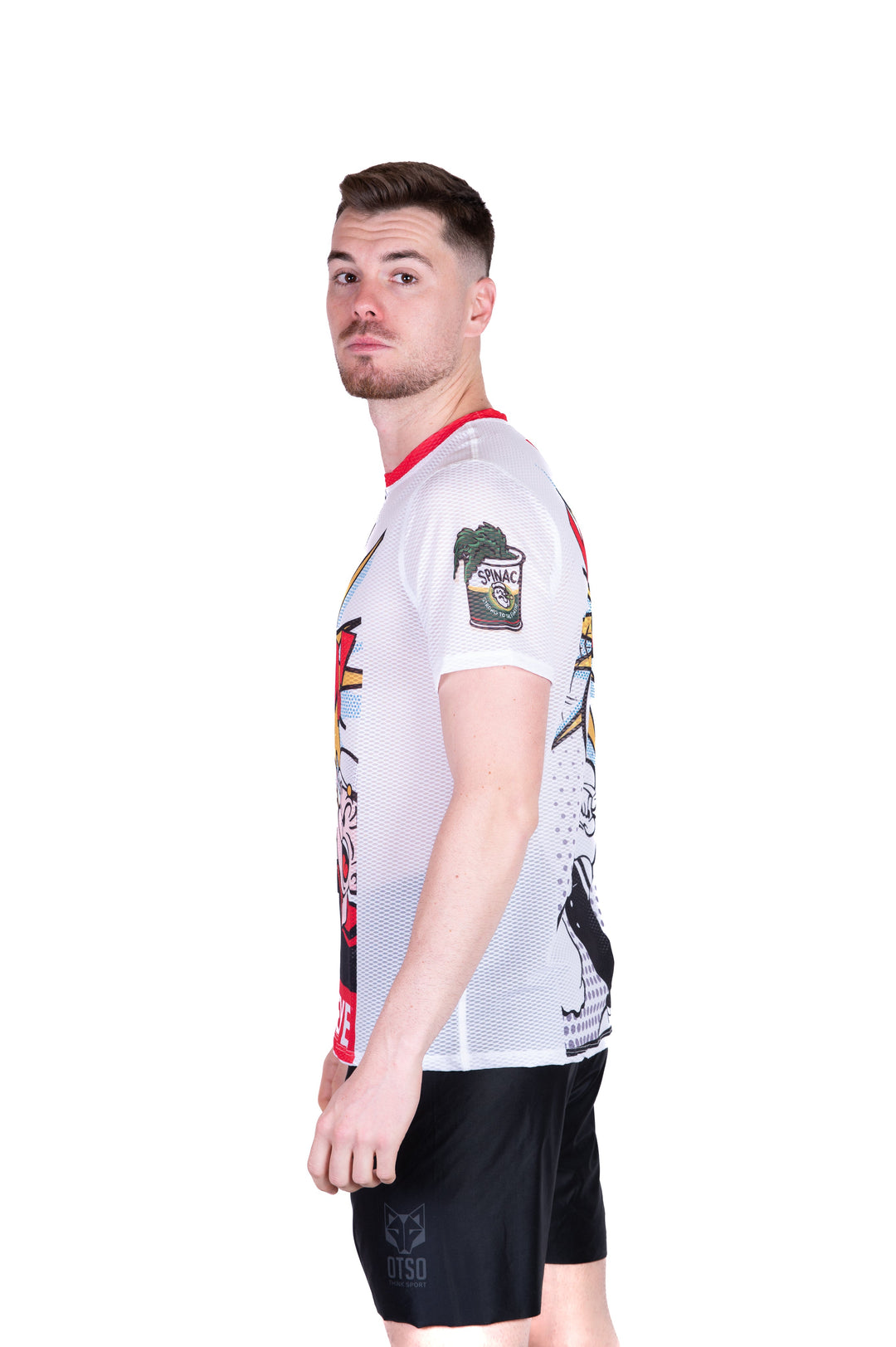OTSO Men’s Short Sleeve  Popeye Pop Art (メンズ半袖Tシャツ ポパイ ポップアート)