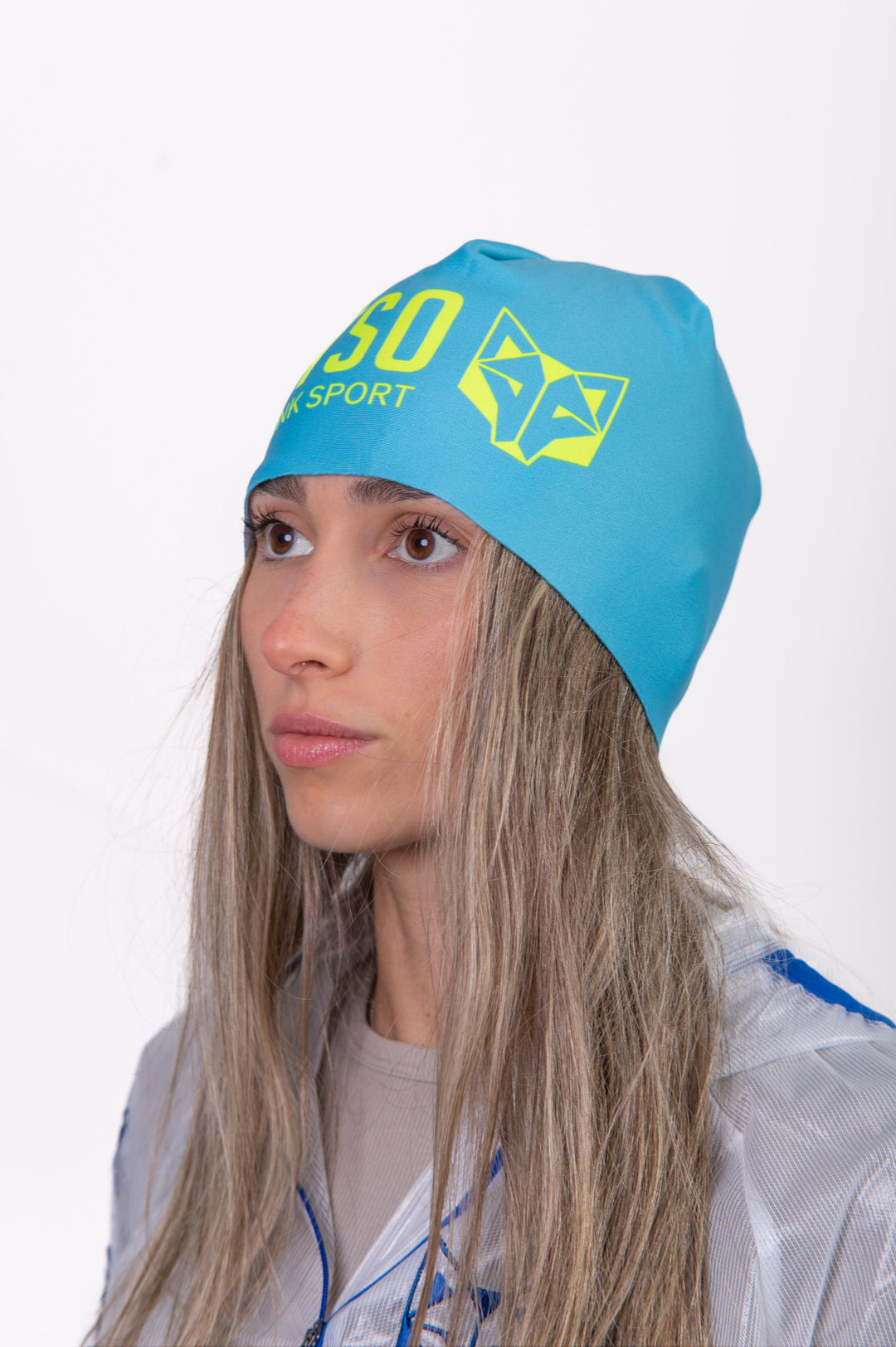 HAT LIGHT BLUE / FLUO YELLOW(スポーツキャップ ライトブルー&イエロー)