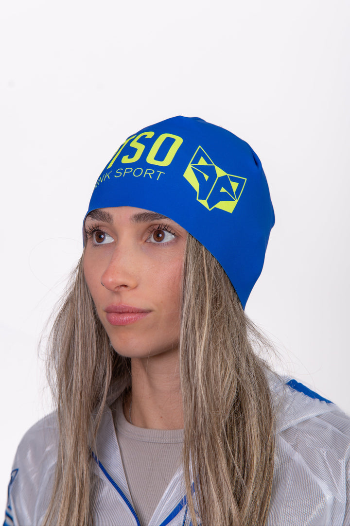 HAT ELECTRIC BLUE / FLUO YELLOW(スポーツキャップ ブルー&イエロー)