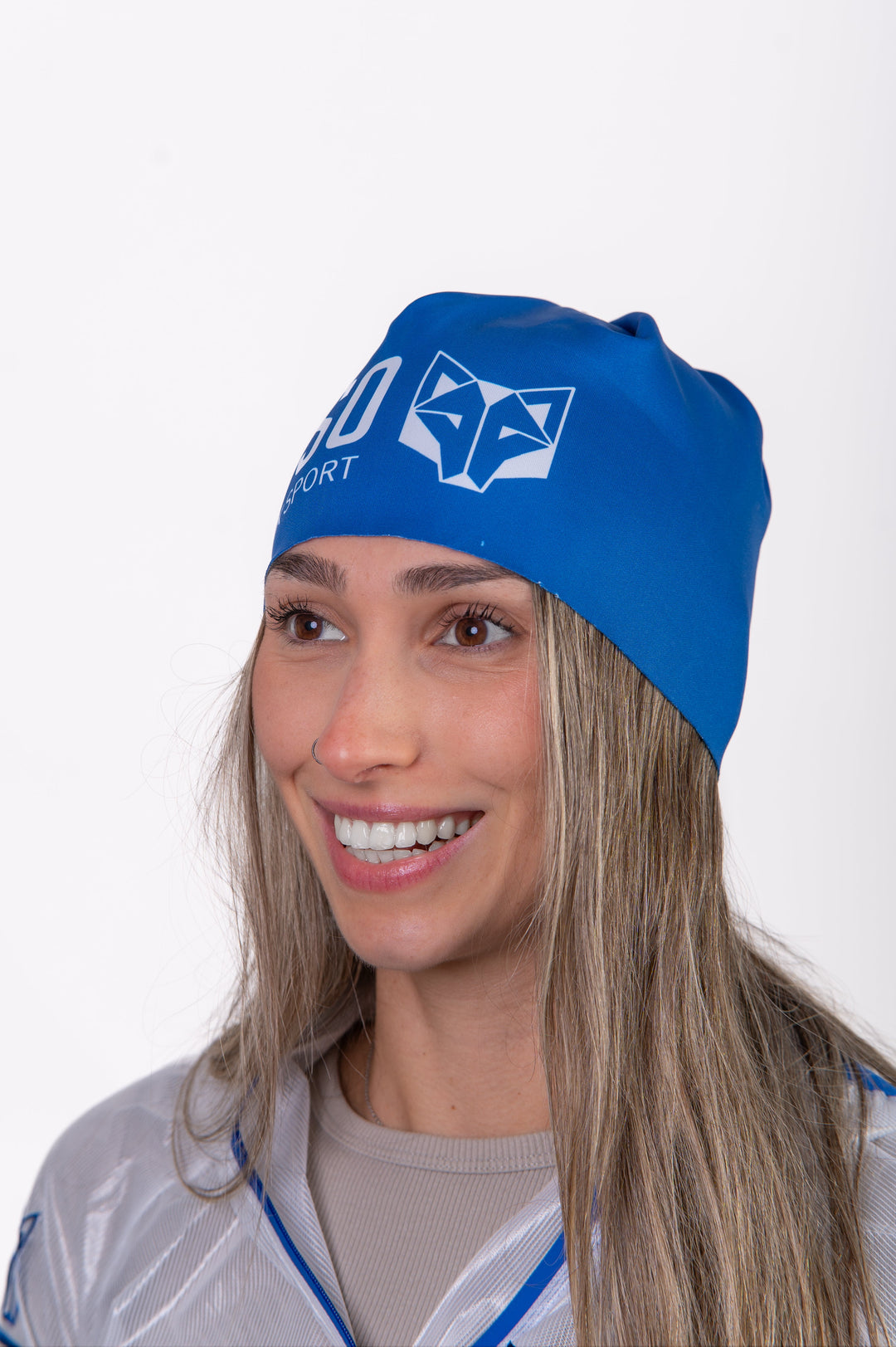 HAT ELECTRIC BLUE / WHITE(スポーツキャップ ブルー&ホワイト)