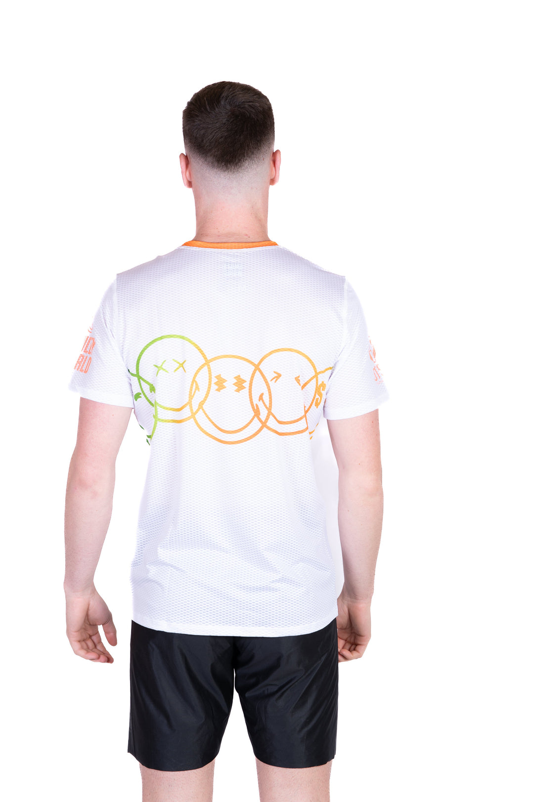 MEN'S SHORT SLEEVE SHIRT SMILEY WORLD BELIEVE(メンズ半袖Tシャツ スマイリーワールドビリーブ)