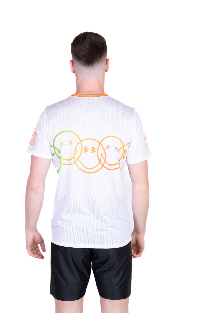 MEN'S SHORT SLEEVE SHIRT SMILEY WORLD BELIEVE(メンズ半袖Tシャツ スマイリーワールドビリーブ)