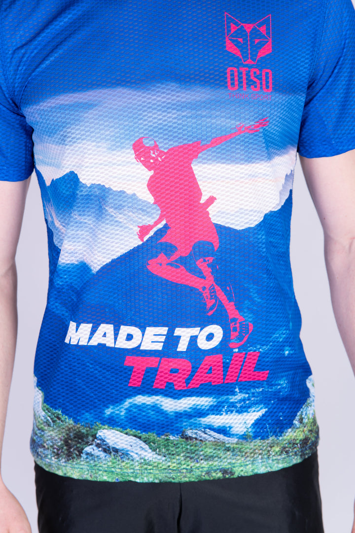 MEN'S SHORT SLEEVE SHIRT MADE TO TRAIL(メンズ半袖Tシャツ メイド トゥ トレイル)
