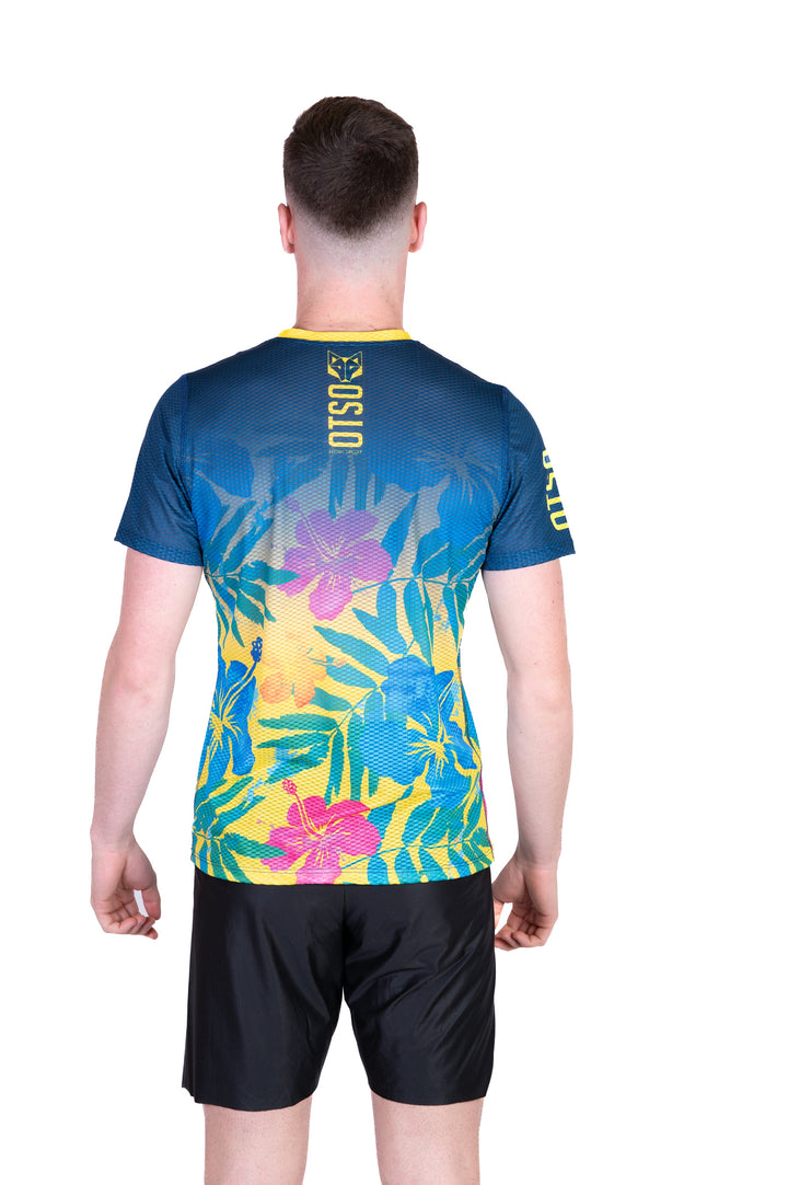 MEN'S SHORT SLEEVE SHIRT FLORAL(メンズ半袖Tシャツ フローラル)