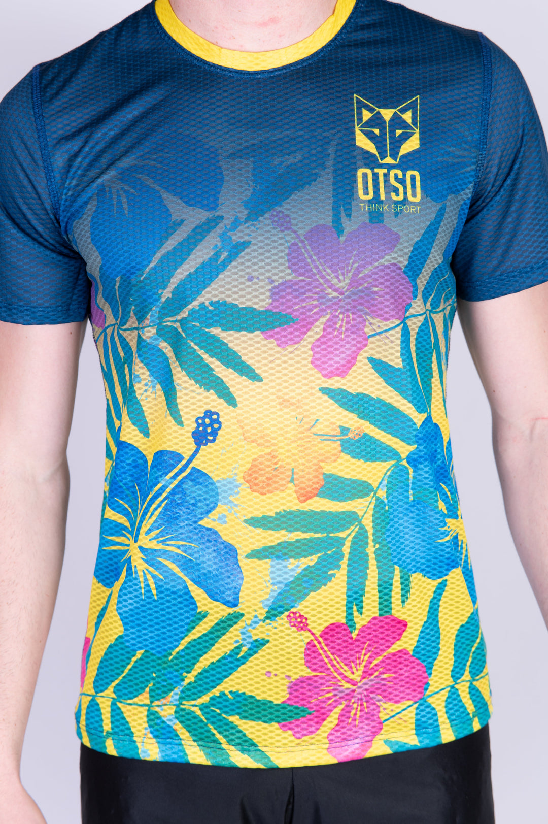 MEN'S SHORT SLEEVE SHIRT FLORAL(メンズ半袖Tシャツ フローラル)