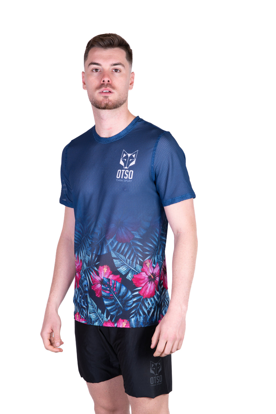 MEN'S SHORT SLEEVE SHIRT  TROPICAL DARK(メンズ半袖Tシャツ トロピカルダーク)