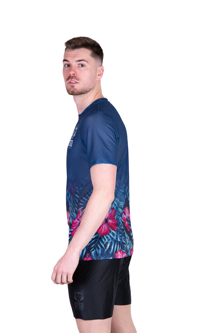 MEN'S SHORT SLEEVE SHIRT  TROPICAL DARK(メンズ半袖Tシャツ トロピカルダーク)