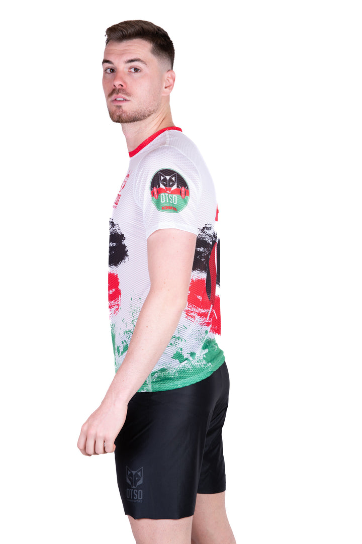 OTSO Kimbia Kenya Men's Short Sleeve T-Shirt (キンビアケニア メンズ半袖Tシャツ)