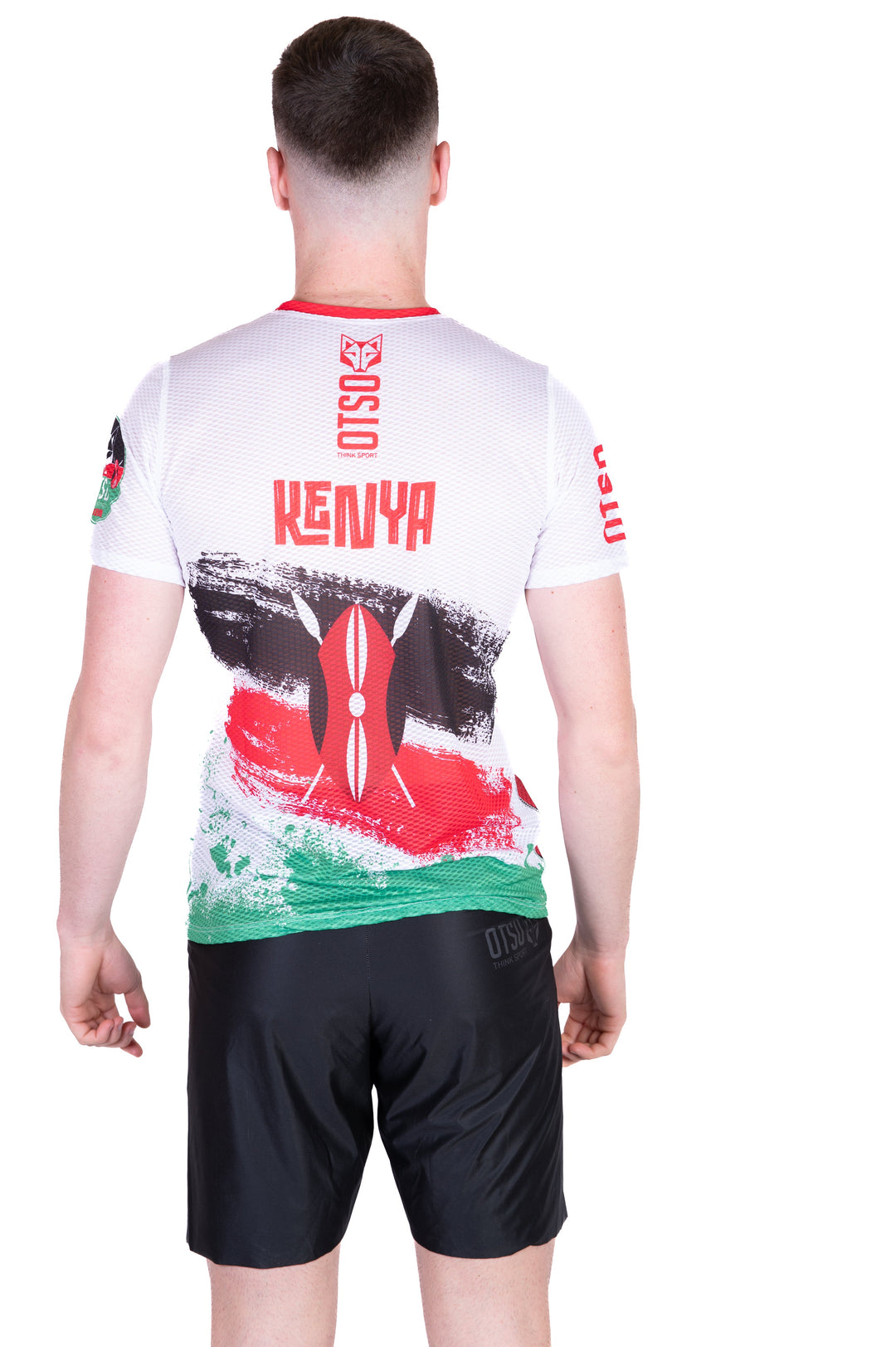 OTSO Kimbia Kenya Men's Short Sleeve T-Shirt (キンビアケニア メンズ半袖Tシャツ)