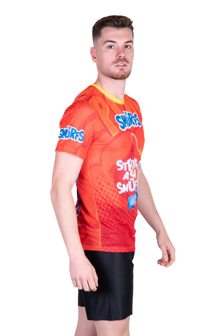 OTSO Men's Strong as a Smurf Short Sleeve T-Shirt (ストロング アズ スマーフ メンズ 半袖Tシャツ)