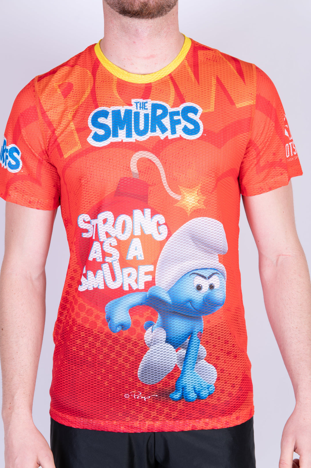 OTSO Men's Strong as a Smurf Short Sleeve T-Shirt (ストロング アズ スマーフ メンズ 半袖Tシャツ)
