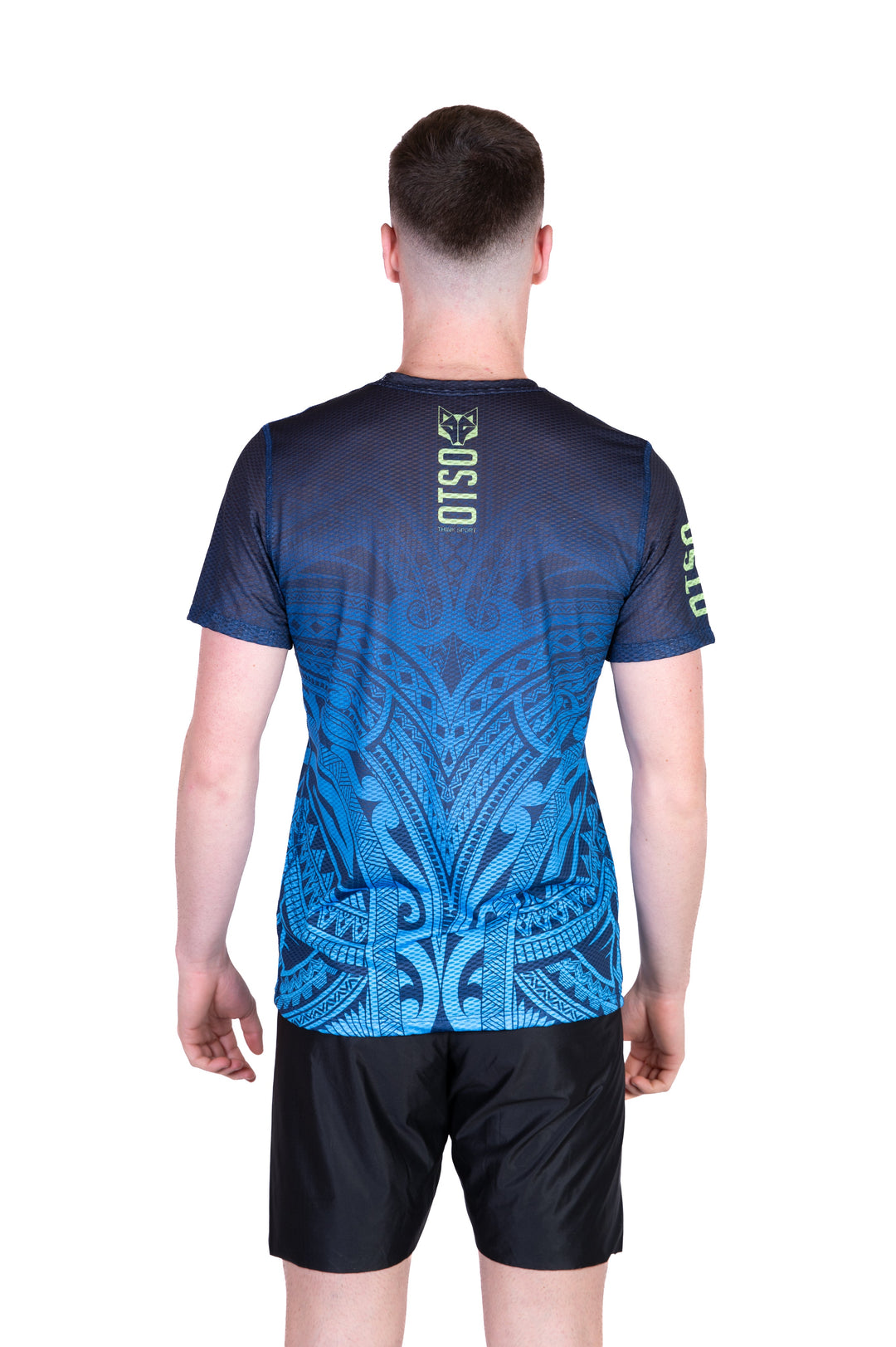 MEN'S SHORT SLEEVE SHIRT MAORI BLUE(メンズ半袖Tシャツ マオリブルー)