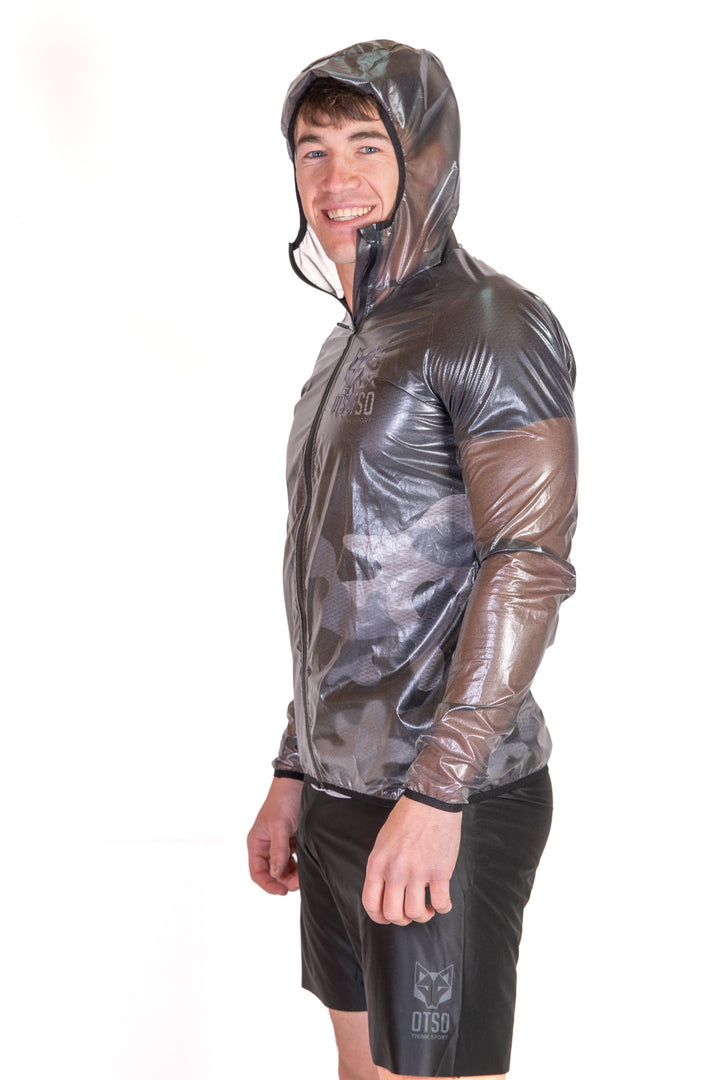 Waterproof Jacket Ultra Light Full Black (ユニセックス ウォータープルーフジャケット ウルトラライト フルブラック)