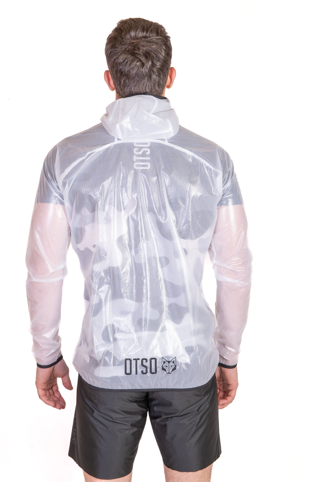 Waterproof Jacket Ultra Light White Black (ユニセックス ウォータープルーフジャケット ウルトラライト ホワイトxブラック)