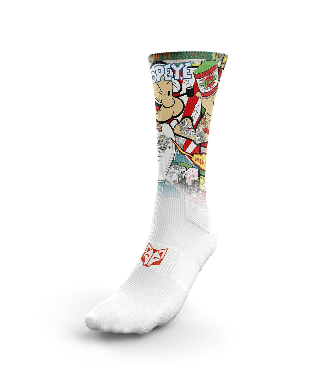 OTSO Popeye Art Show High Cut Socks (オツソ マルチスポーツソックス ハイカット ポパイ・アートショー)