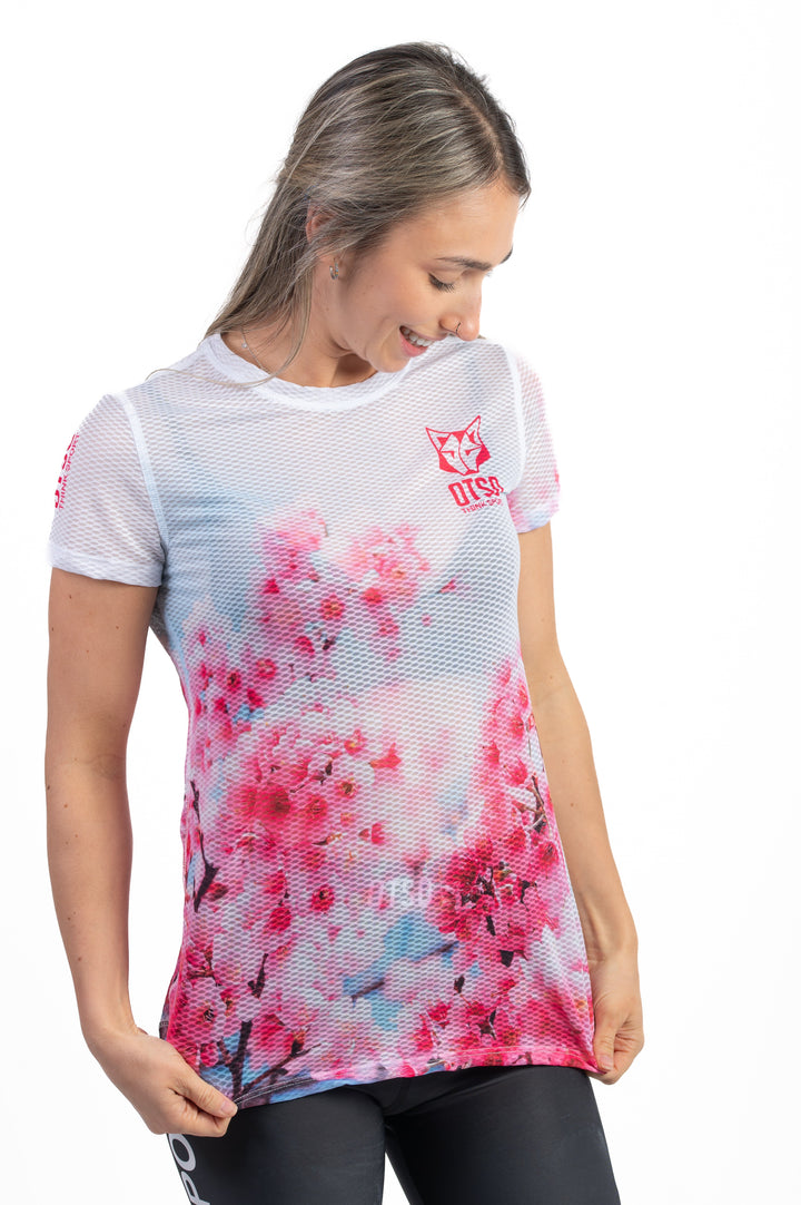 WOMEN'S SHORT SLEEVE SHIRT ALMOND BLOSSOM(レディース半袖Tシャツ アーモンドブロッサム)