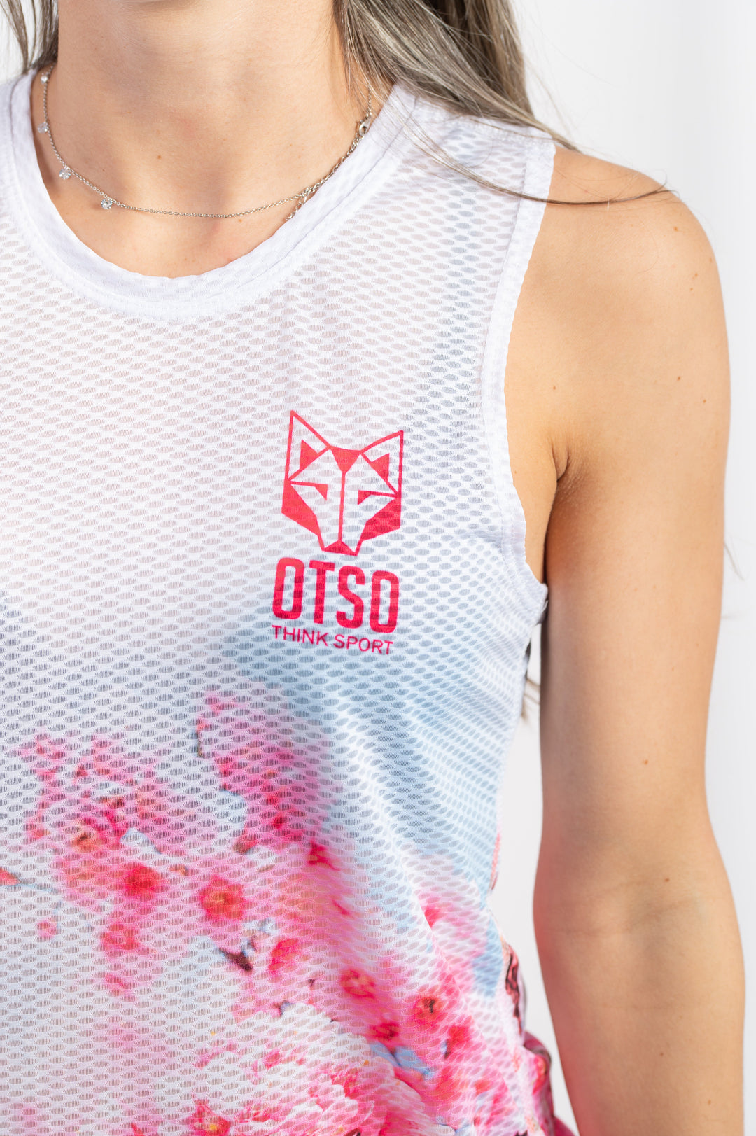 WOMEN'S SINGLET ALMOND BLOSSOM(レディース ノースリーブシャツ アーモンドブロッサム)