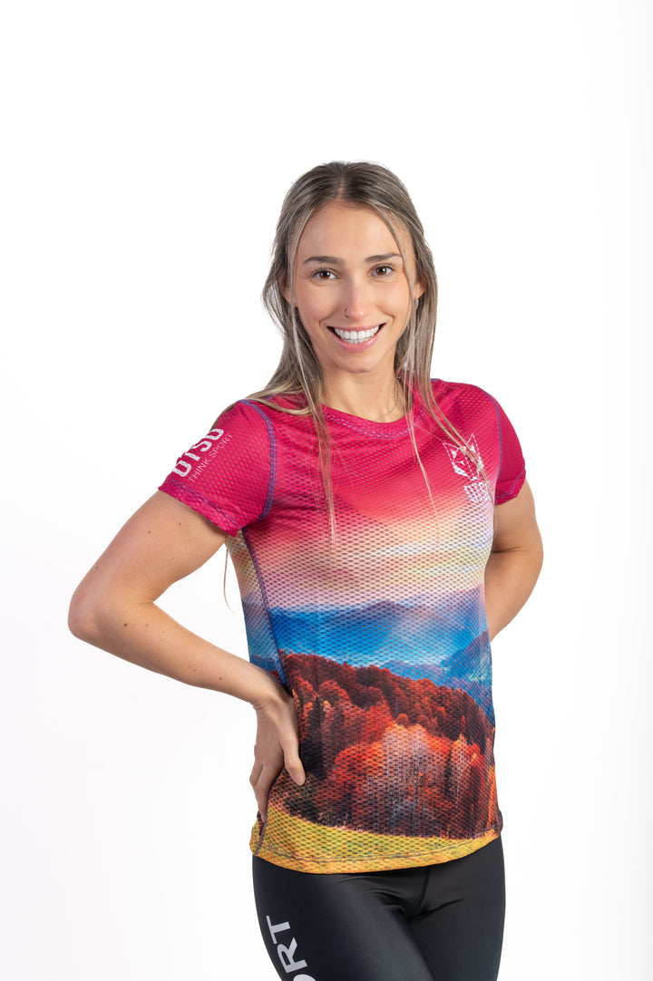 WOMEN'S SHORT SLEEVE SHIRT AUTUMN(レディース半袖Tシャツ オータム)