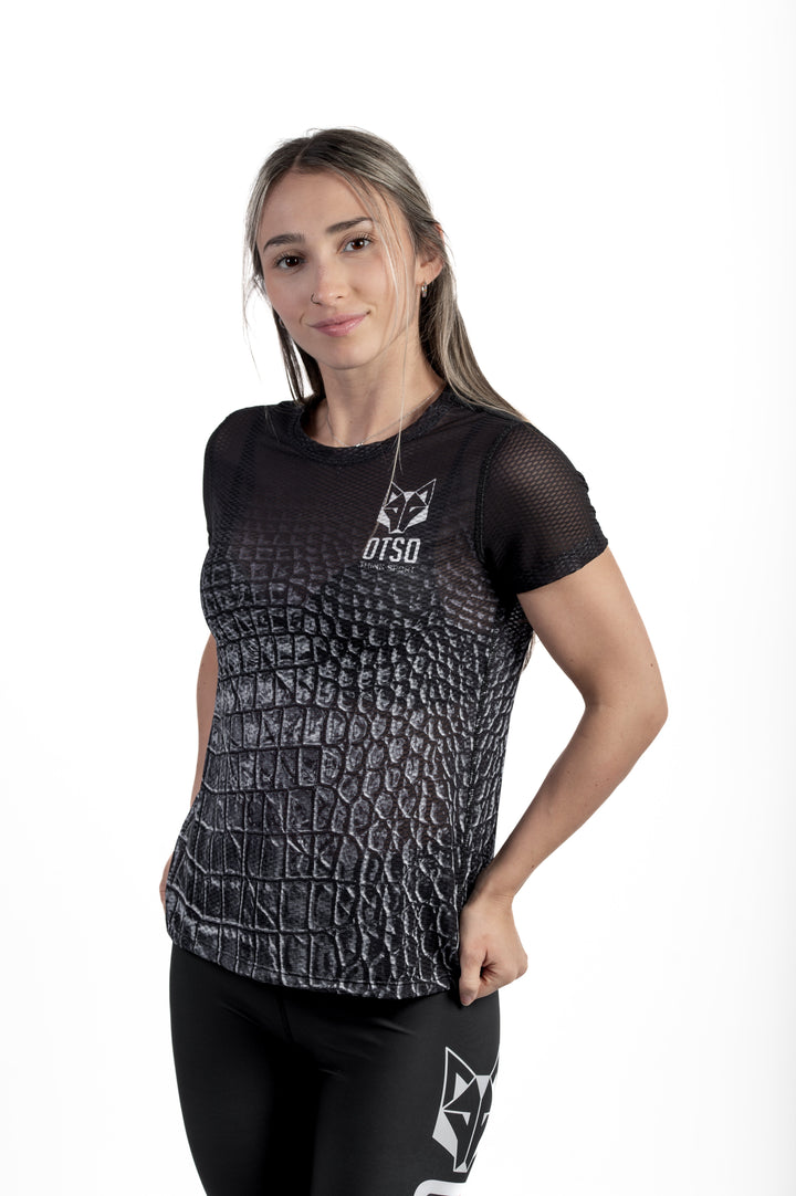 WOMEN'S SHORT SLEEVE SHIRT BLACK SNAKE(レディース半袖Tシャツ ブラックスネーク)