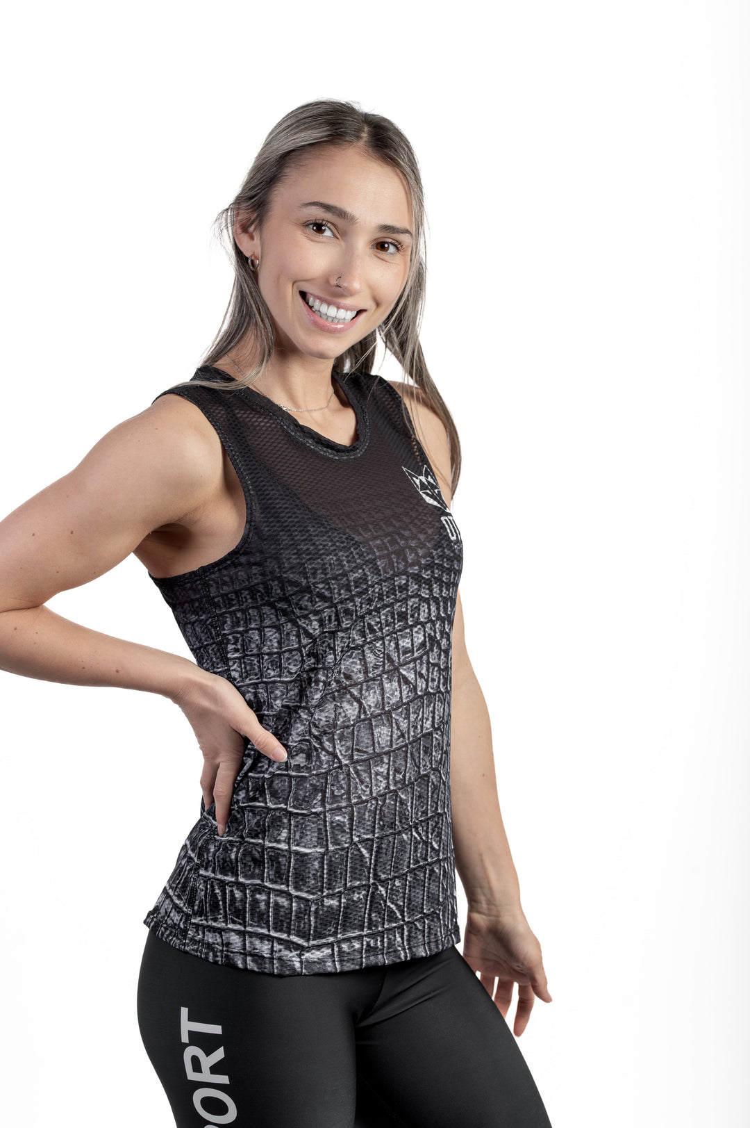 WOMEN'S SINGLET BLACK SNAKE(レディース ノースリーブシャツ ブラックスネーク)