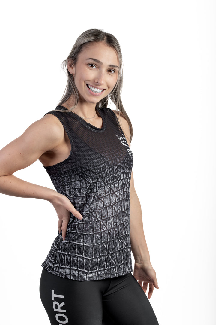 WOMEN'S SINGLET BLACK SNAKE(レディース ノースリーブシャツ ブラックスネーク)