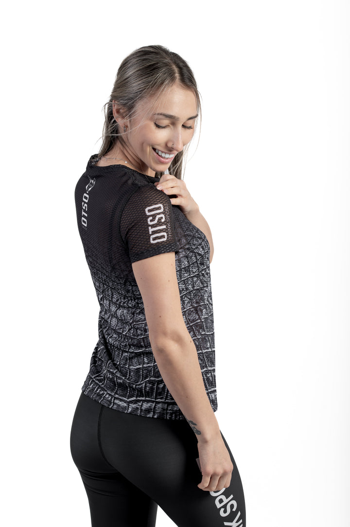 WOMEN'S SHORT SLEEVE SHIRT BLACK SNAKE(レディース半袖Tシャツ ブラックスネーク)