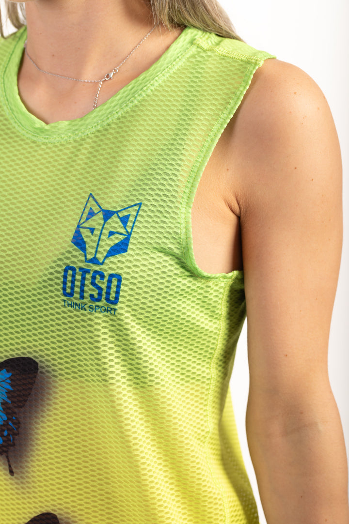 WOMEN'S SINGLET BUTTERFLY(レディース ノースリーブシャツ バタフライ)