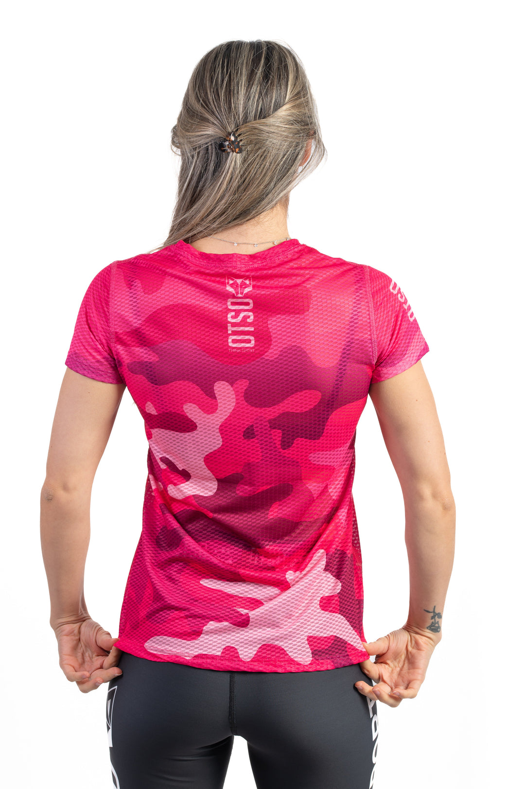 WOMEN'S SHORT SLEEVE SHIRT CAMO PINK(レディース半袖Tシャツ 迷彩ピンク)