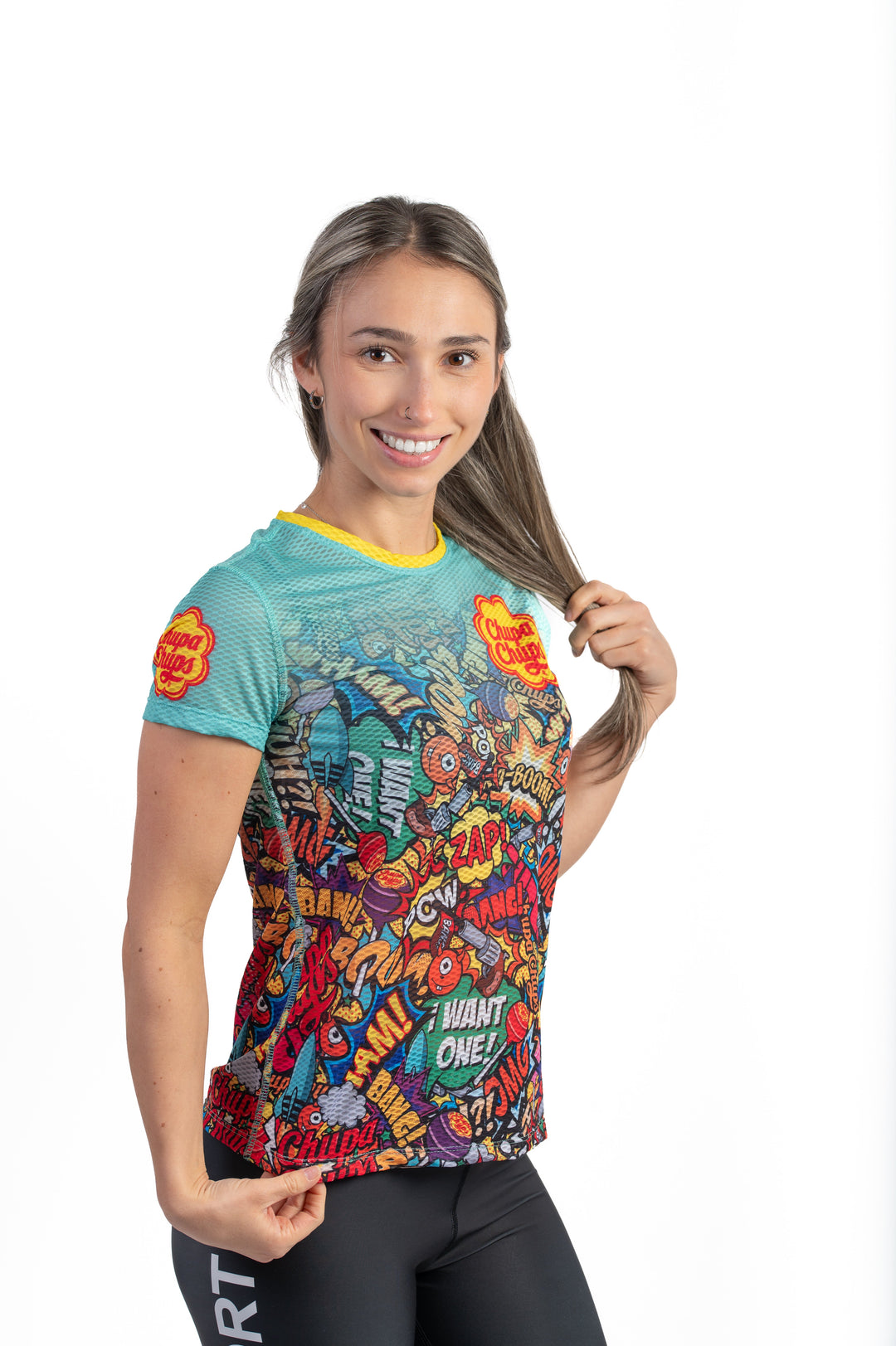 OTSO Women’s Short Sleeve Shirt Chupa Chups Cosmic (レディース半袖Tシャツ チュッパチャップス コズミック)