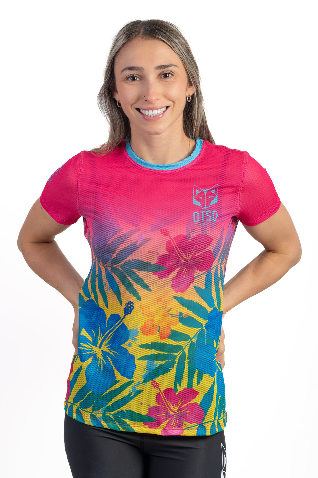 WOMEN'S SHORT SLEEVE SHIRT FLORAL(レディース半袖Tシャツ フローラル)