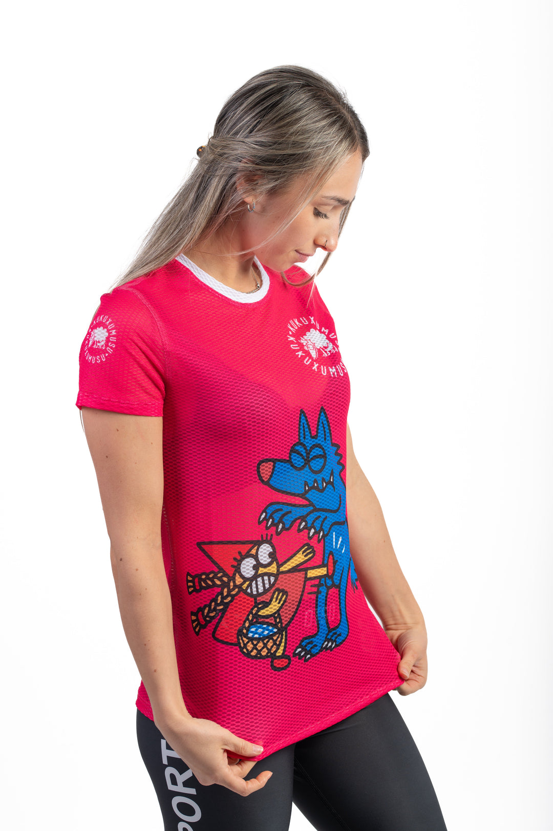 OTSO Kukuxumusu Women's Short Sleeve T-Shirt Fuck You (ククスムス Fxxk You レディース半袖Tシャツ)