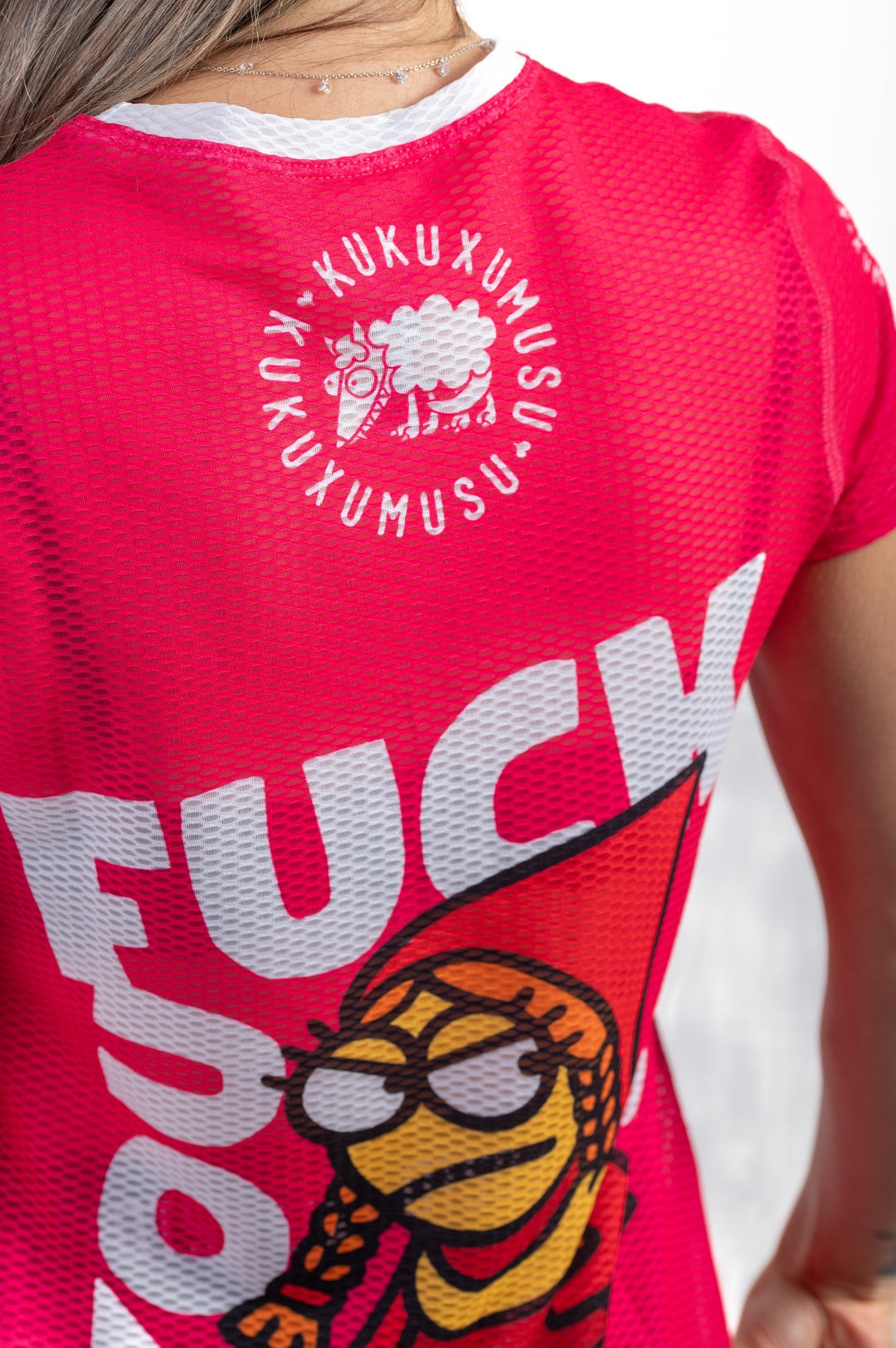 OTSO Kukuxumusu Women's Short Sleeve T-Shirt Fuck You (ククスムス Fxxk You レディース半袖Tシャツ)