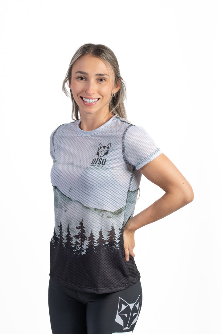 WOMEN'S SHORT SLEEVE SHIRT GREEN FOREST(レディース半袖Tシャツ グリーンフォレスト)