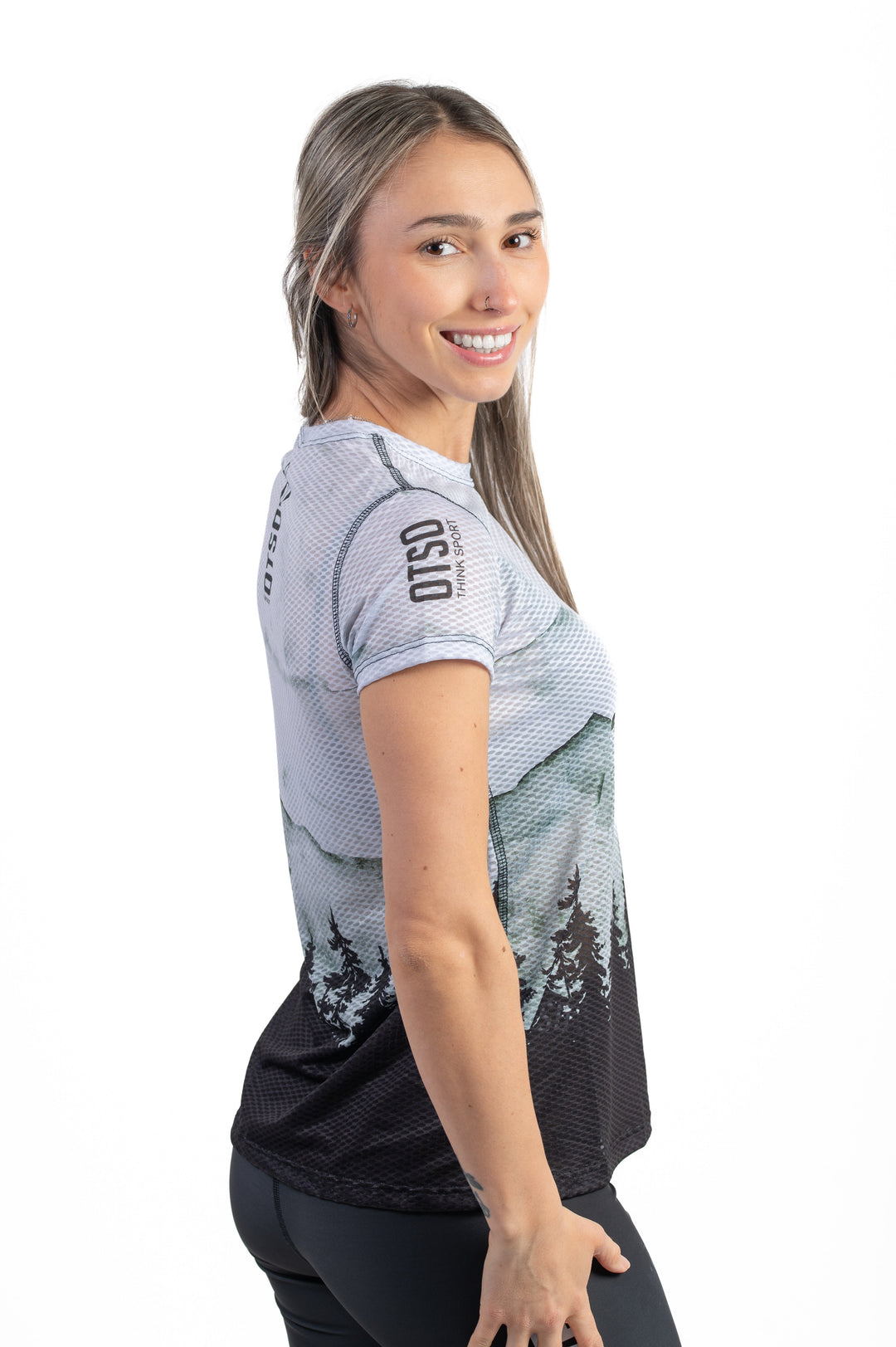 WOMEN'S SHORT SLEEVE SHIRT GREEN FOREST(レディース半袖Tシャツ グリーンフォレスト)