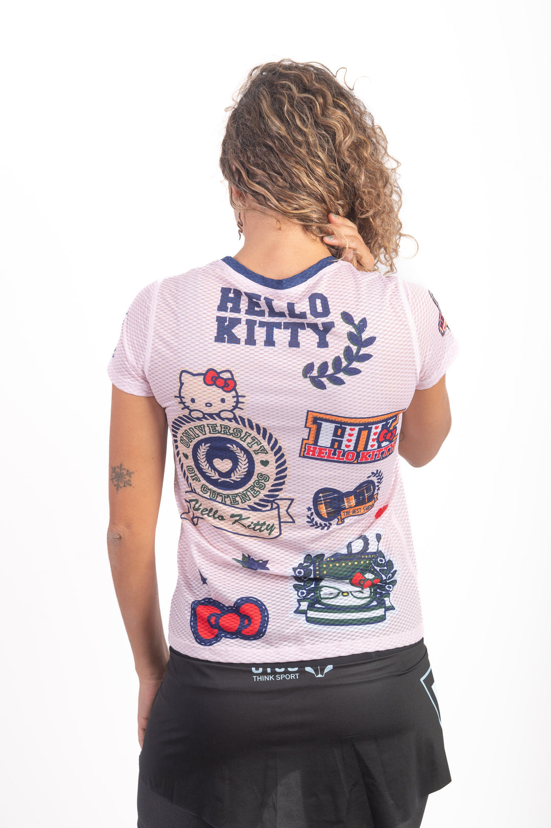 Short Sleeve T-shirt for Women  - Hello Kitty Cheerleading (T-シャツ ハローキティ チアリーディング)