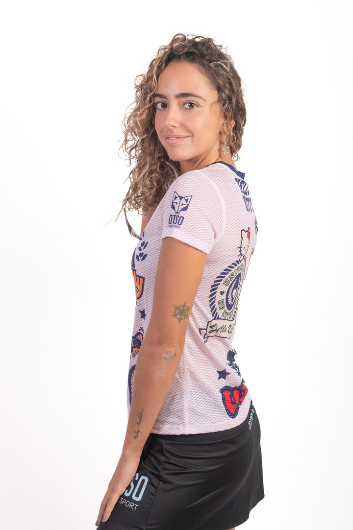 Short Sleeve T-shirt for Women  - Hello Kitty Cheerleading (T-シャツ ハローキティ チアリーディング)
