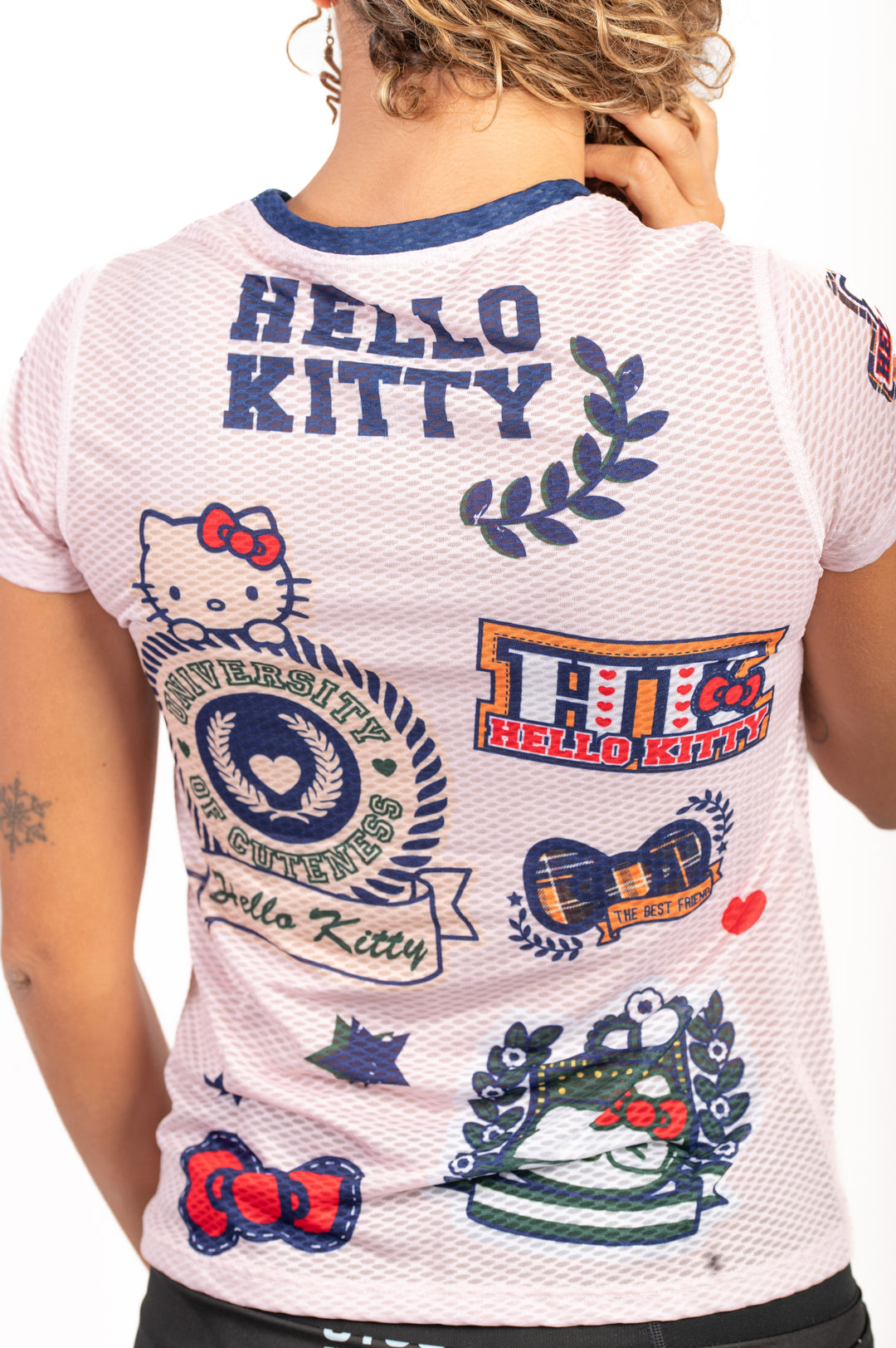 Short Sleeve T-shirt for Women  - Hello Kitty Cheerleading (T-シャツ ハローキティ チアリーディング)