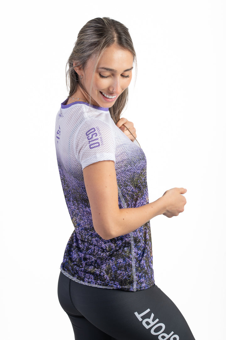 OTSO Women's Short Sleeve T-Shirt Lavande (ラベンダー レディース半袖Tシャツ)