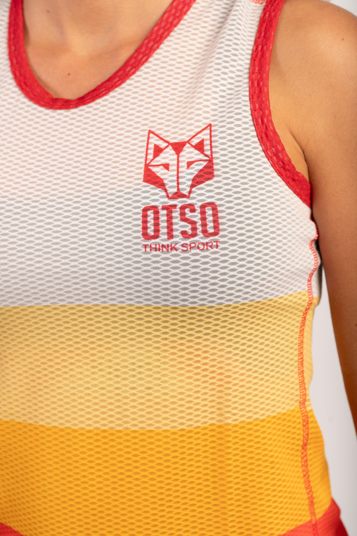 WOMEN'S SINGLET ORANGE(レディース ノースリーブシャツ オレンジ)