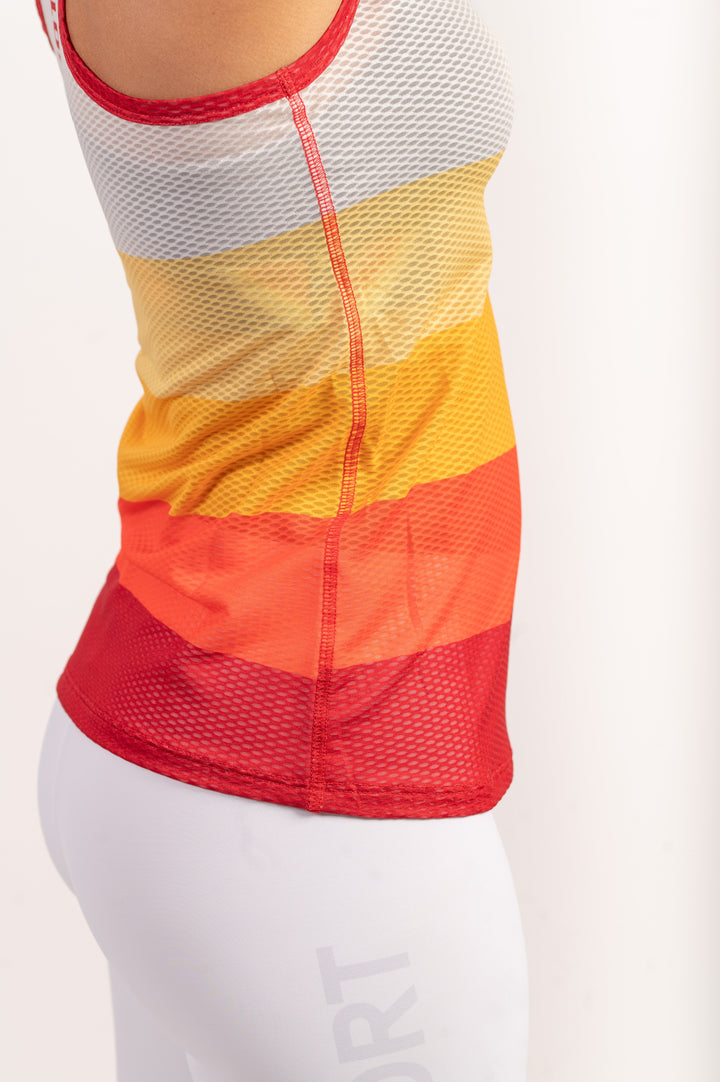 WOMEN'S SINGLET ORANGE(レディース ノースリーブシャツ オレンジ)