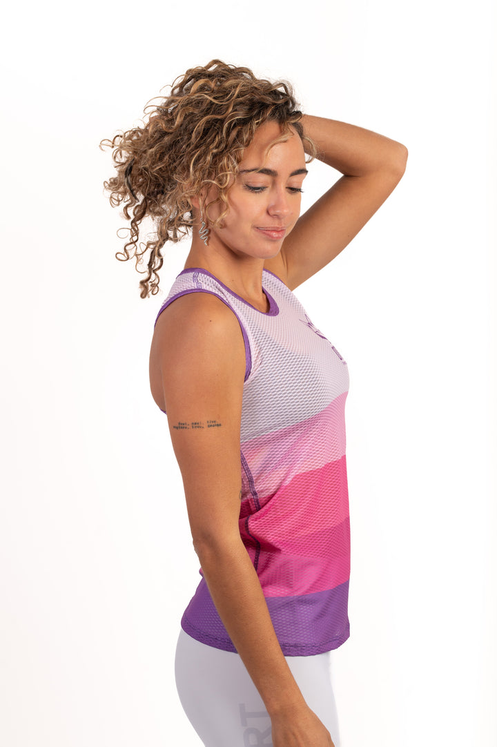 WOMEN'S SINGLET PINK(レディース ノースリーブシャツ ピンク)
