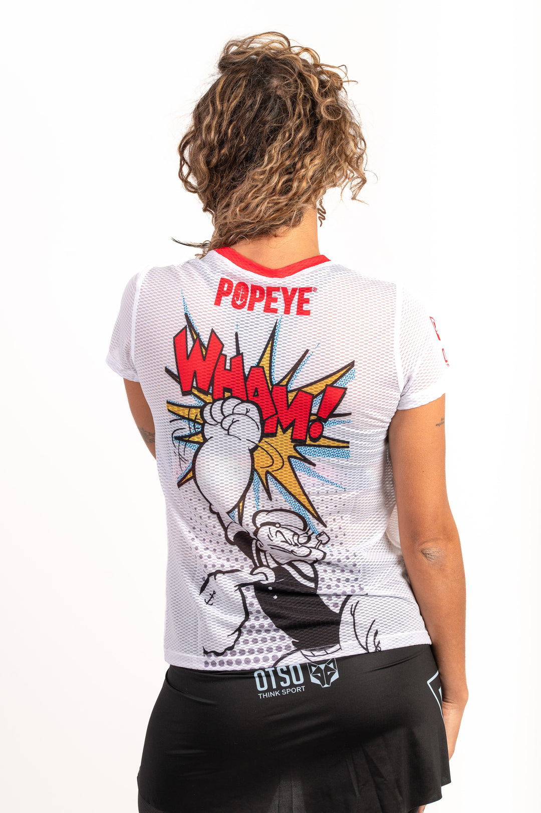 OTSO Women's T-Shirt Popeye Pop Art (レディース半袖Tシャツ ポパイ ポップアート)