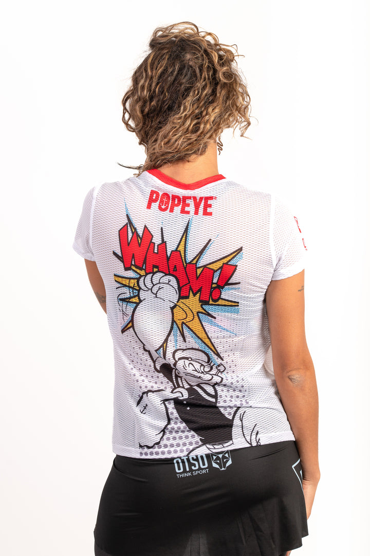 OTSO Women's T-Shirt Popeye Pop Art (レディース半袖Tシャツ ポパイ ポップアート)