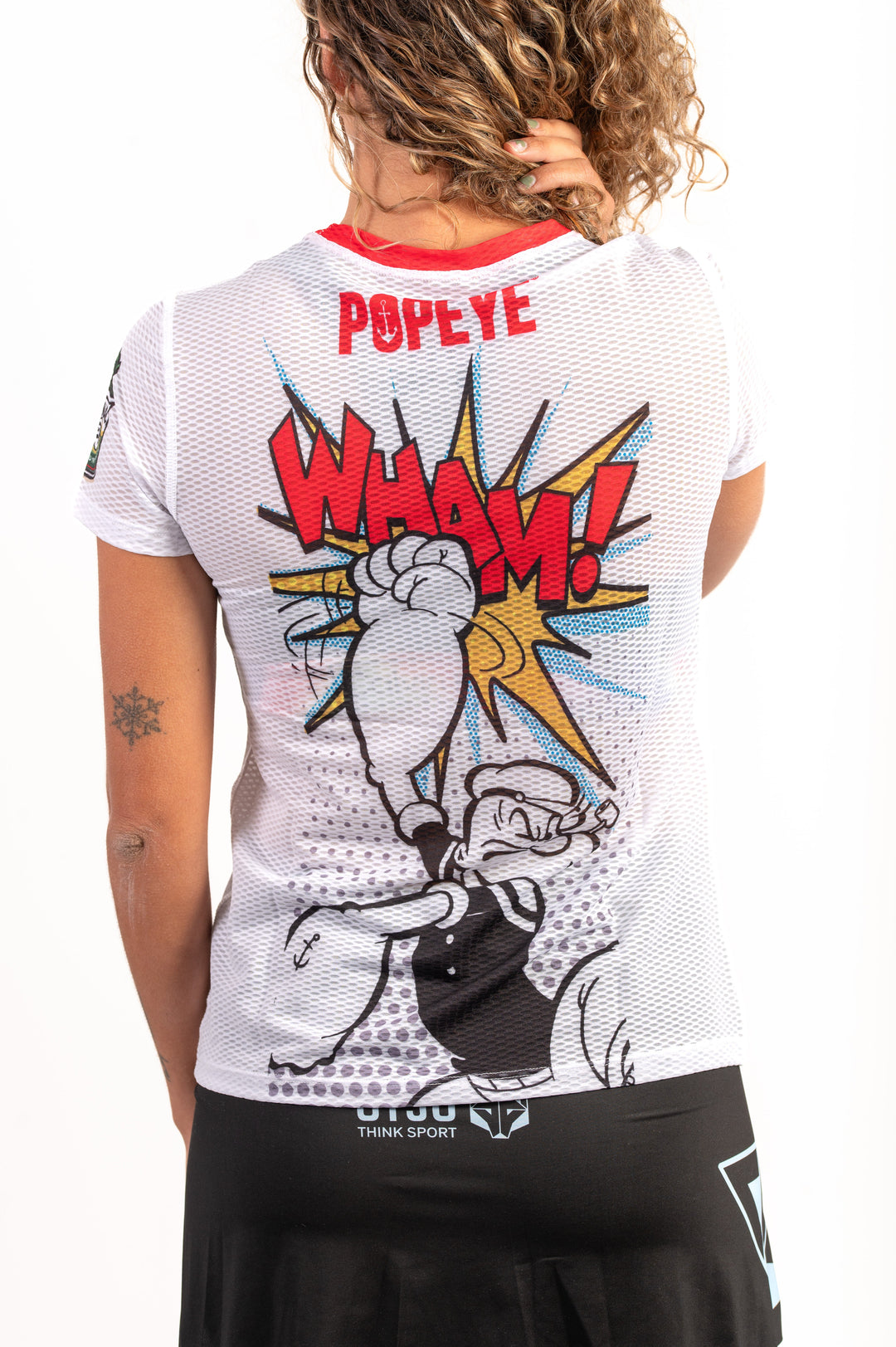 OTSO Women's T-Shirt Popeye Pop Art (レディース半袖Tシャツ ポパイ ポップアート)