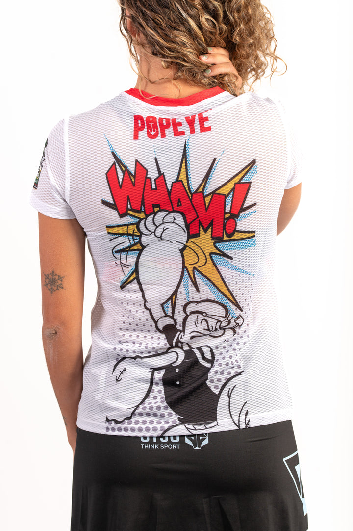 OTSO Women's T-Shirt Popeye Pop Art (レディース半袖Tシャツ ポパイ ポップアート)