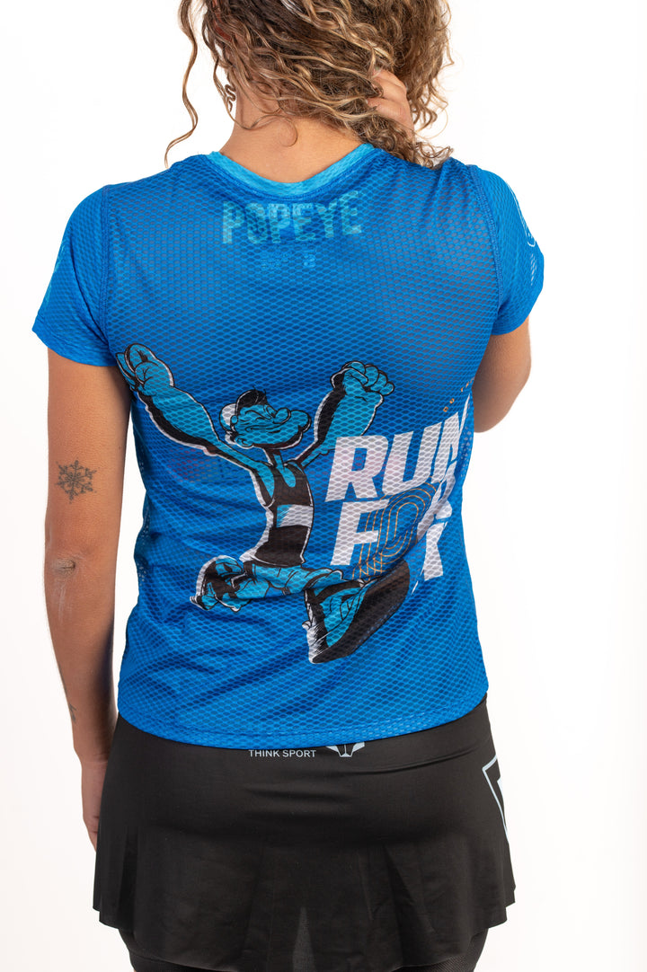 OTSO Women's T-Shirt Popeye Run For It (レディース半袖Tシャツ ポパイ ラン フォー イット)