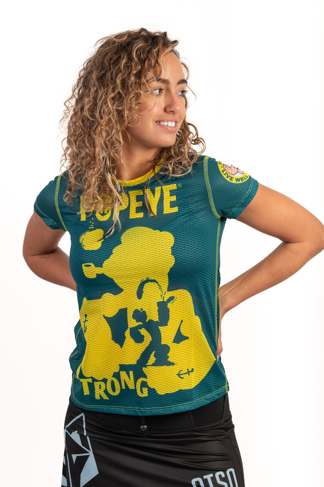 OTSO Women's T-Shirt Popeye Strong (レディース半袖Tシャツ ポパイ ストロング)